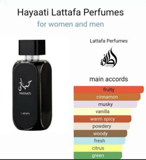 Hayaati Eau de Parfum -100ml - Lattafa – Image 3